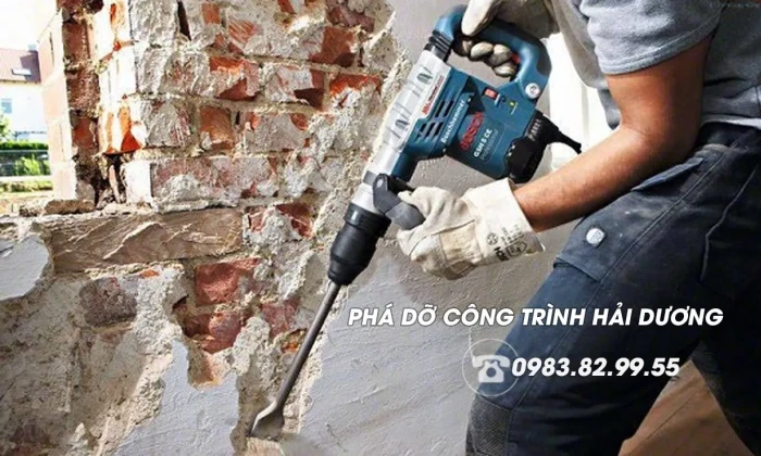 Phá dỡ công trình cải tạo nhà xưởng trọn gói tại Hải Dương