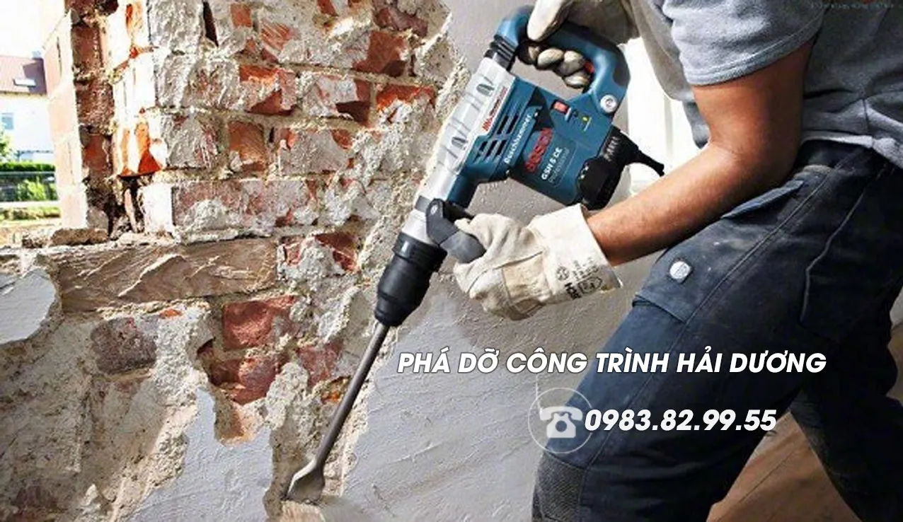 Phá dỡ nhà cấp 4 tại Hải Dương